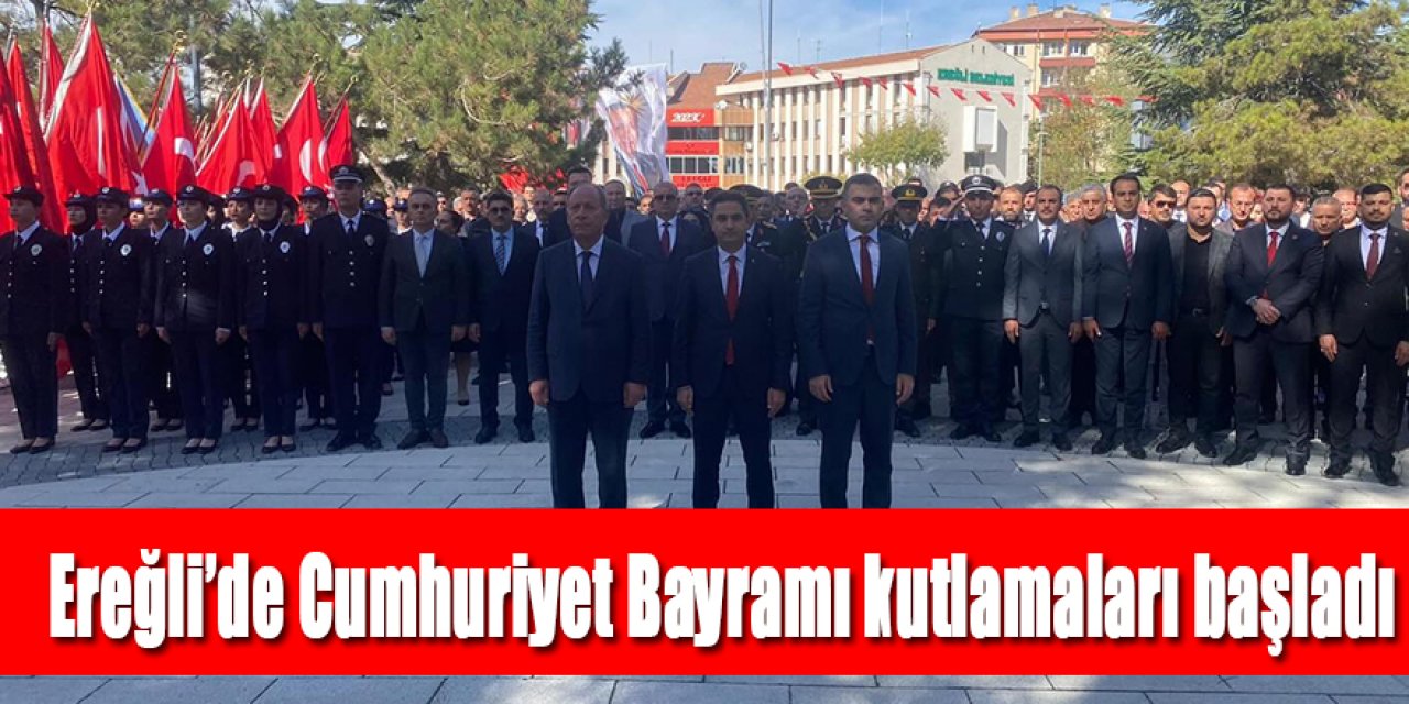 Ereğli’de Cumhuriyet Bayramı kutlamaları başladı