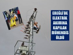 Ereğli’de elektrik akımına kapılan mühendis öldü