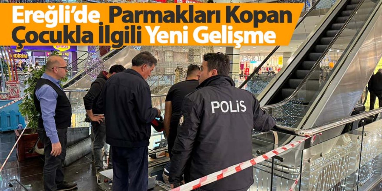 1,5 yaşındaki çocuğun yürüyen merdivende kopan 2 parmağı yerine dikildi