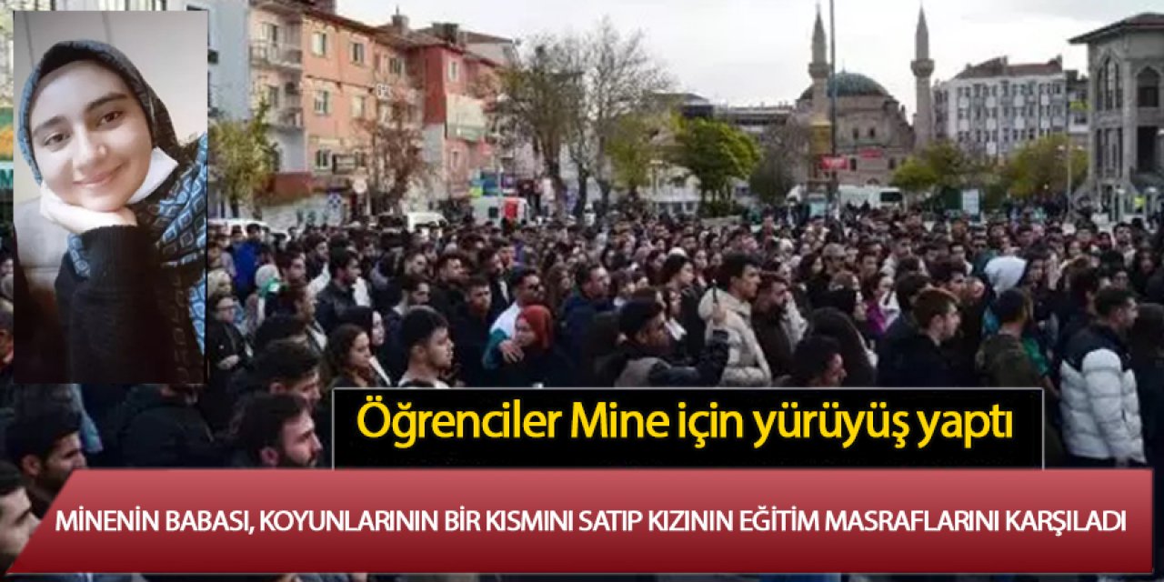 KOYUNLARININ BİR KISMINI SATIP KIZININ EĞİTİM MASRAFLARINI KARŞILADI