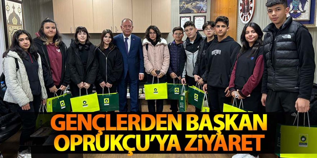 Gençlerden Başkan Oprukçu’ya Ziyaret