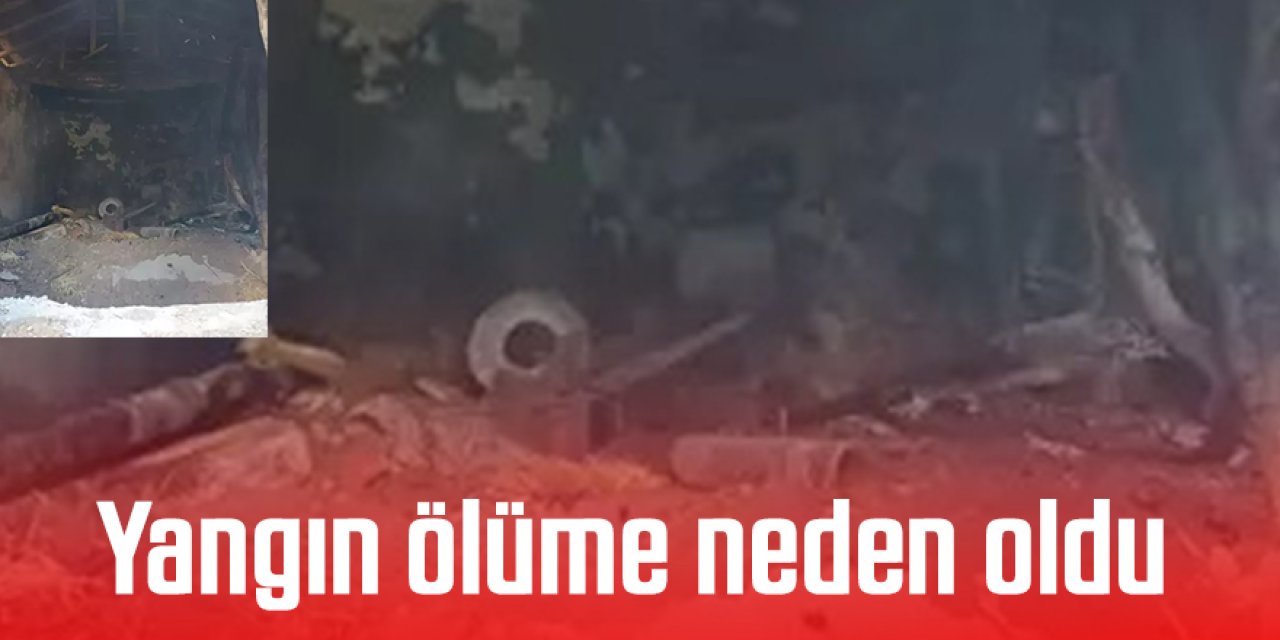 Yangında kayınvalide öldü, gelini hastaneye kaldırıldı
