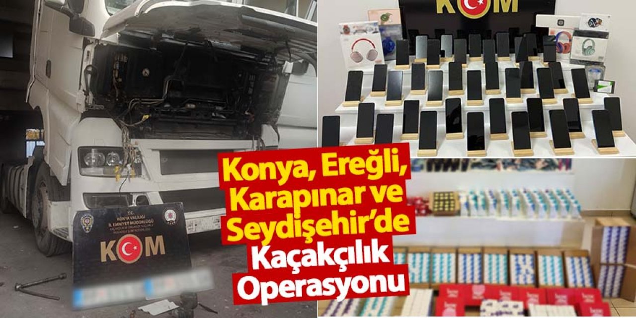 KAÇAKÇILIK OPERASYONLARI: 16 GÖZALTI
