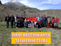 Zirve Dağcılık Aksu Şelalelerini Gezdi