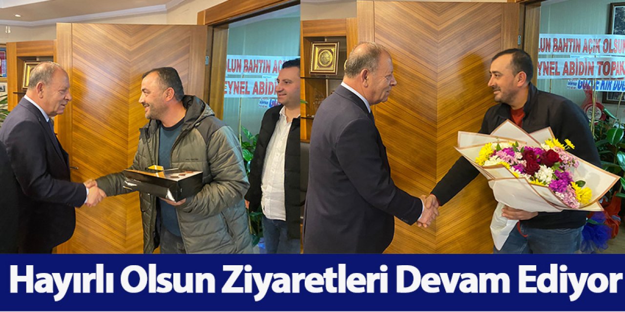 Başkan Oprukçu’ya Hemşerilerinin Hayırlı Olsun Ziyaretleri Devam Ediyor
