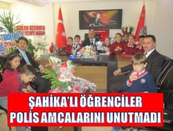 Şahikalı Öğrenciler Polis Amcalarını Unutmadı