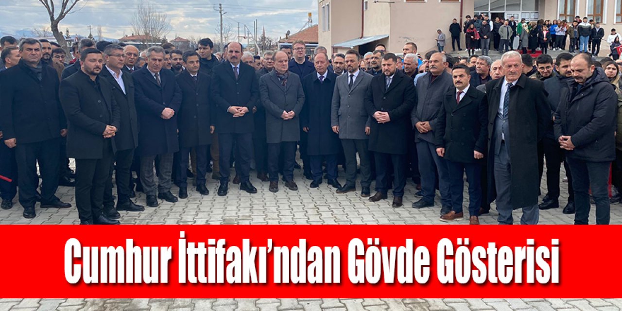 Cumhur İttifakı’ndan Gövde Gösterisi