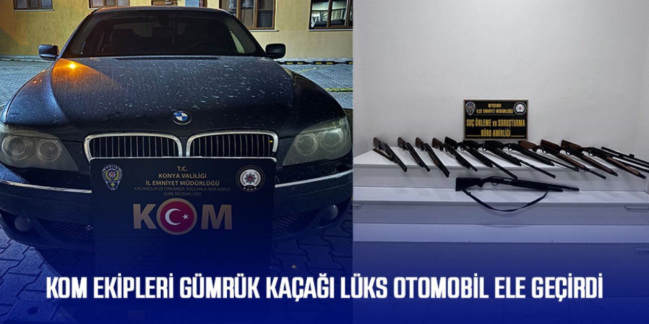 KONYA’DA KAÇAKÇILIK OPERASYONU: 12 GÖZALTI