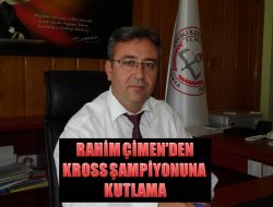 Çimen’den Kross Şampiyonuna Kutlama