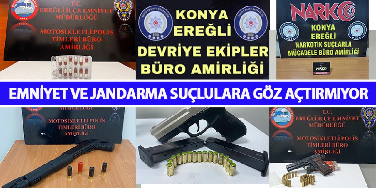 Emniyet ve Jandarmanın Haftalık Çalışmaları 