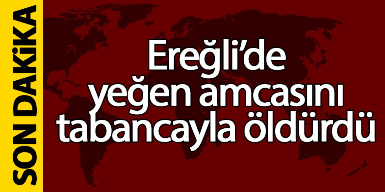 Ereğli’de yeğen amcasını öldürdü