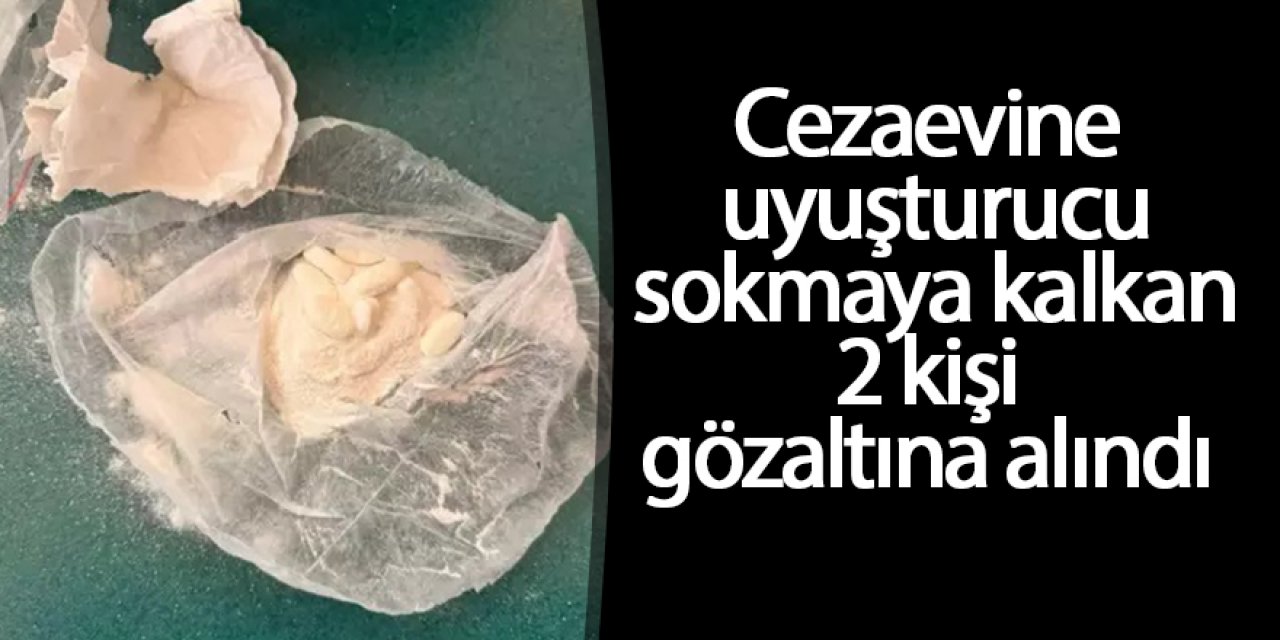 Cezaevine uyuşturucu sokmaya kalkan 2 kişi gözaltına alındı