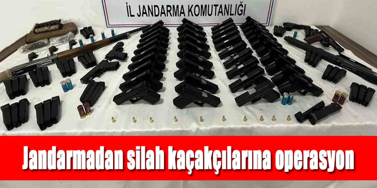 Jandarmadan silah kaçakçılarına operasyon