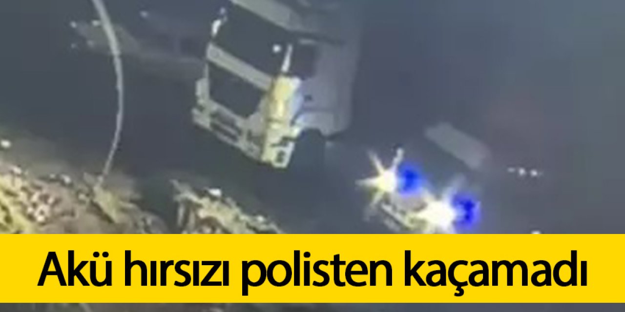  4 TIR'dan 8 akü çaldı tutuklandı