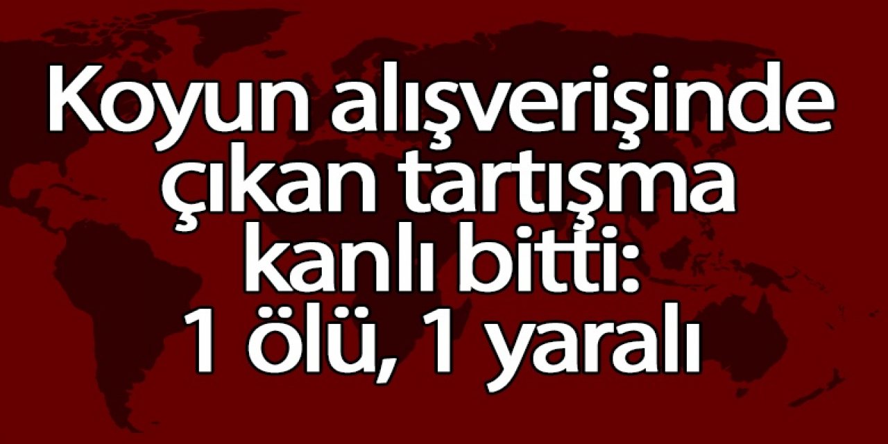 Koyun alışverişinde çıkan tartışma kanlı bitti: 1 ölü, 1 yaralı