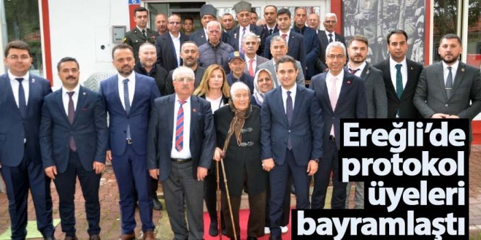 Ereğli’de protokol üyeleri bayramlaştı