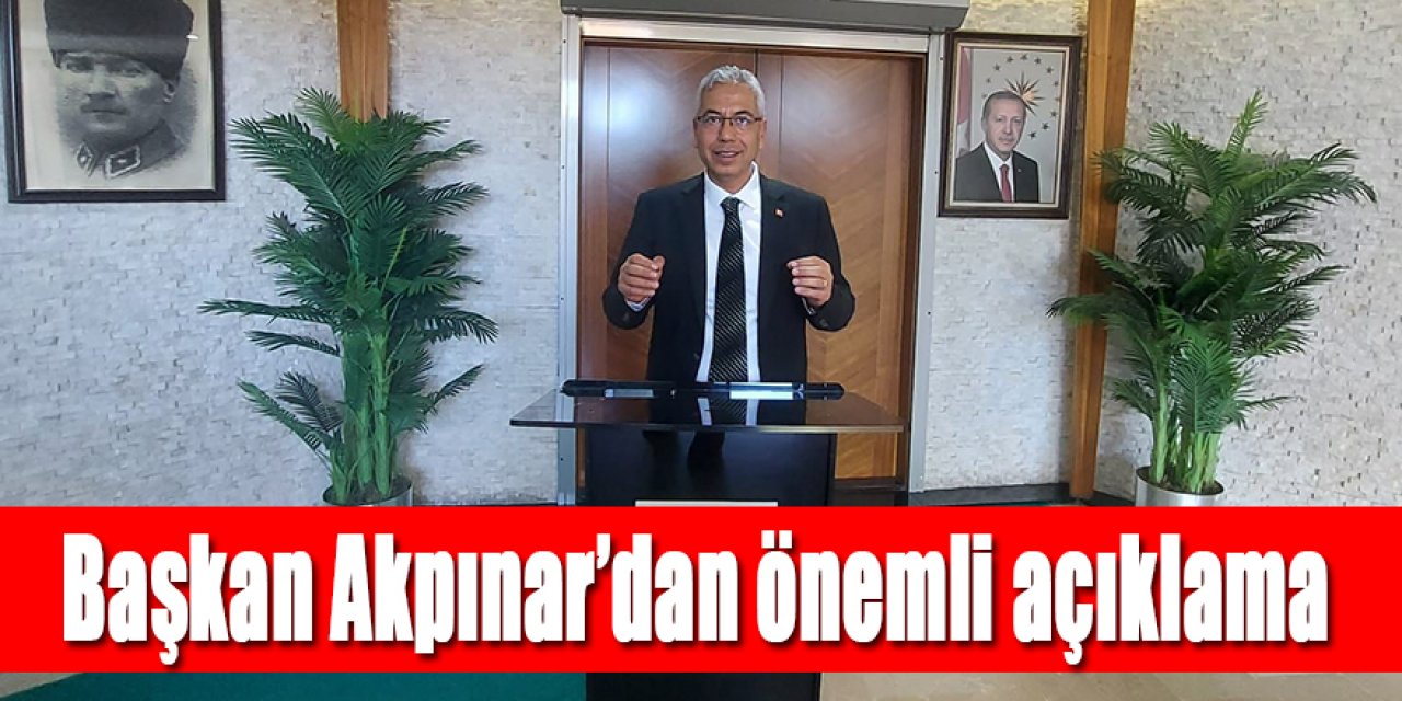EREĞLİ BELEDİYE Başkanı Umut Akpınar, SON OLAYLAR ÜZERİNE HALKI BİLGİLENDİRDİ VE BİRLİK MESAJI VERDİ
