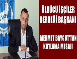 Baygut'dan Regaip Kandili Mesajı