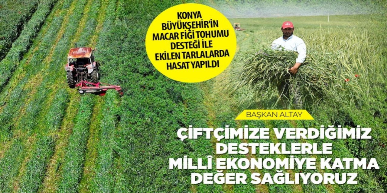 BAŞKAN ALTAY: “ÇİFTÇİMİZE VERDİĞİMİZ DESTEKLERLE MİLLÎ EKONOMİYE KATMA DEĞER SAĞLIYORUZ”