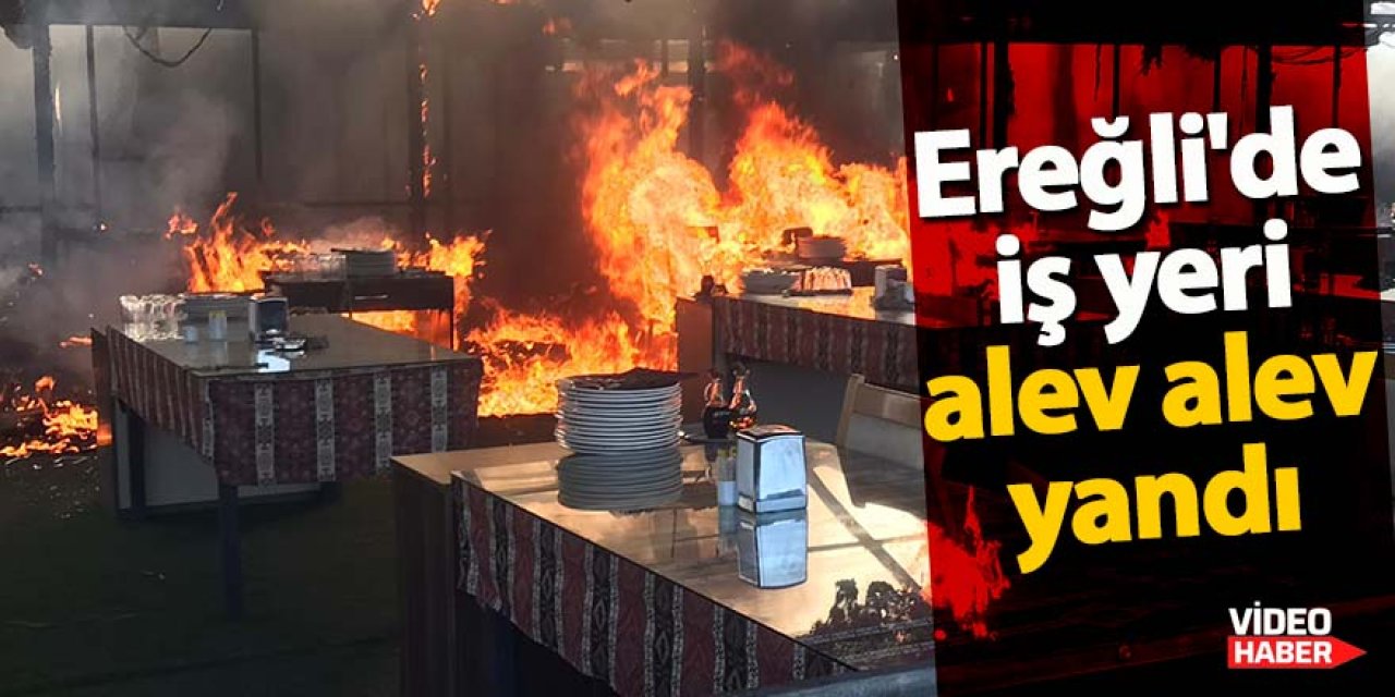 Ereğli'de Yangın