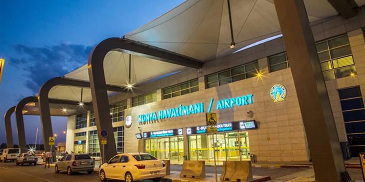 Konya Havalimanı'nda mayısta 77.358 yolcuya hizmet verildi
