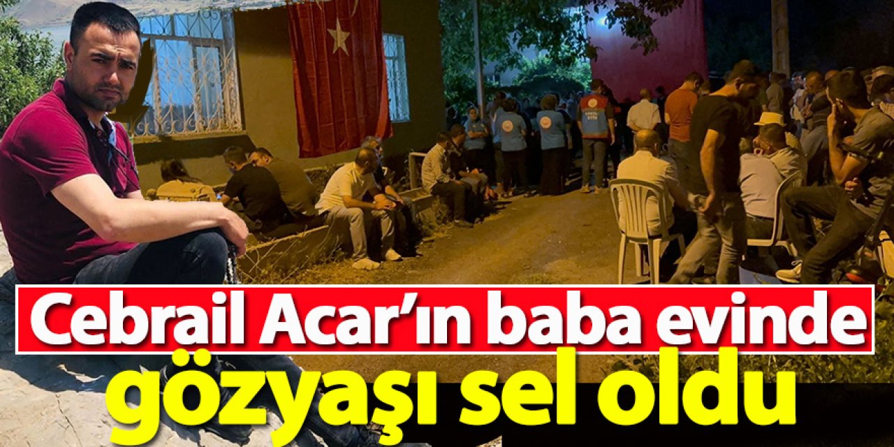 Şehidimizin Baba Evine acı haber ulaştırıldı