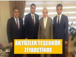 AK Yüzler Teşekkür Ziyaretinde