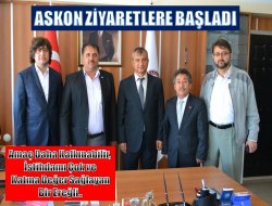 ASKON ZİYARETLERE BAŞLADI