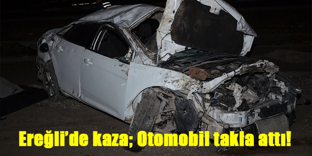 Takla atan otomobilin sürücüsü bulunamadı