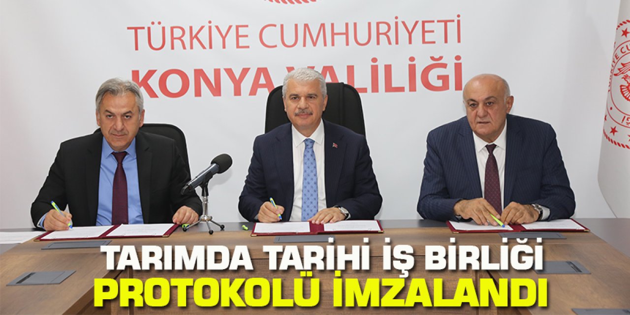 Tarımda Tarihi İş Birliği Protokolü İmzalandı