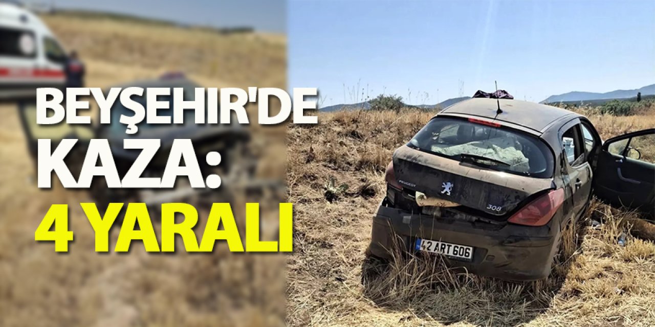 Beyşehir'de Kaza: 4 Yaralı