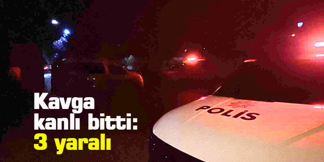 Kavga kanlı bitti: 3 yaralı