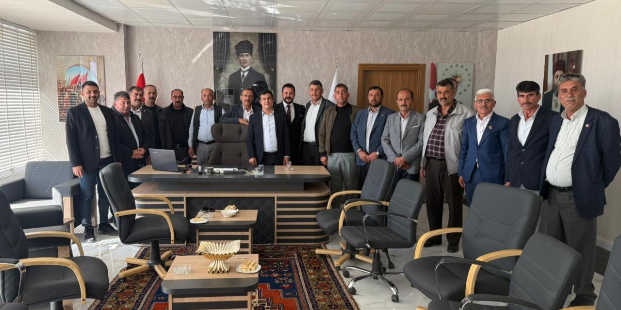 Mahalle Muhtarlarından İlçe Tarım Müdürüne Ziyaret