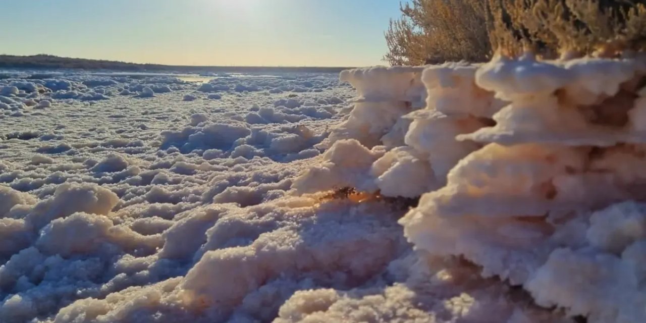 Sular çekildi, Tuz Gölü fotoğrafçıların yeni gözdesi oldu