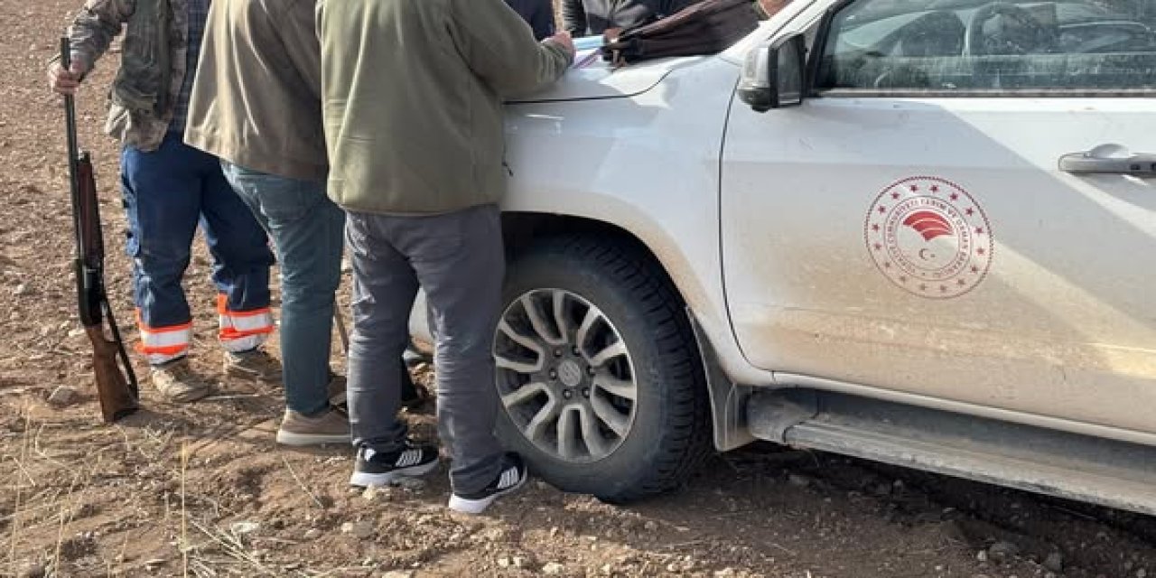 Konya’da Av Koruma ve Kontrol Çalışmaları: 4 Şahsa 34 Bin TL Ceza