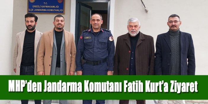 MHP’den Jandarma Komutanı Fatih Kurt’a Ziyaret