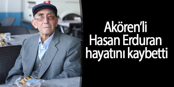 Hasan Erduran hayatını kaybetti