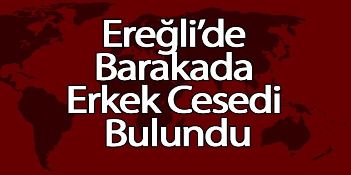 Ereğli’de Barakada Erkek Cesedi Bulundu