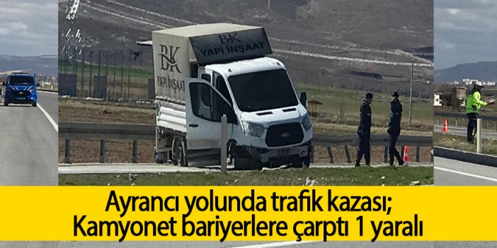 Ayrancı Yolunda Trafik Kazası: 1 Yaralı