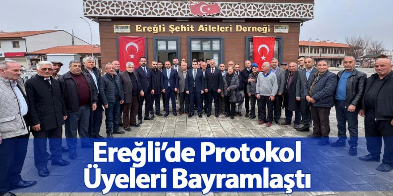 Ereğli’de Protokol Üyeleri Bayramlaştı