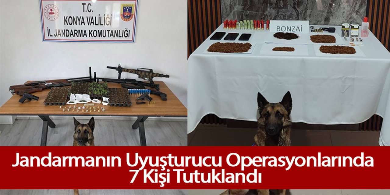 Jandarmanın Uyuşturucu Operasyonlarında 7 Kişi Tutuklandı