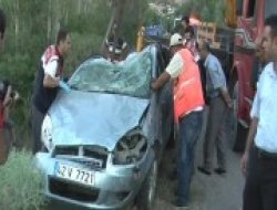 İvriz Yolunda Kaza 1 ölü 1 Yaralı