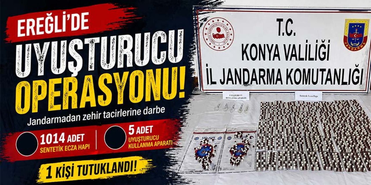 Ereğli’de Uyuşturucu Operasyonu: 1 Kişi Tutuklandı