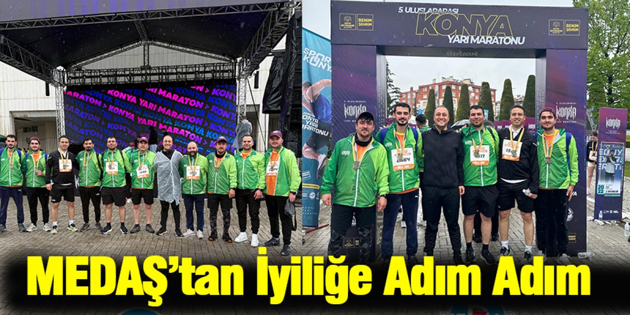 MEDAŞ’tan İyiliğe Adım Adım: 5. Uluslararası Konya Yarı Maratonu’nda  Yerini Aldı
