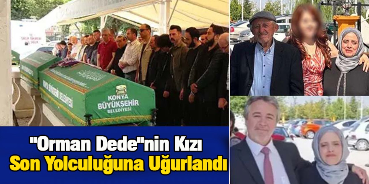 Konya’da oğulları tarafından öldürülen çift, son yolculuğuna uğurlandı