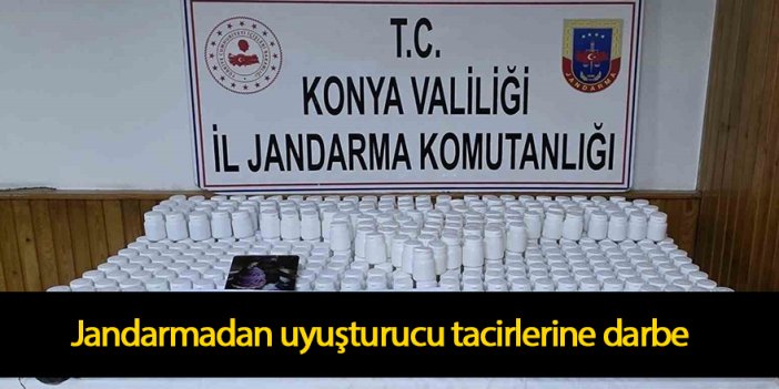 Jandarmadan uyuşturucu tacirlerine darbe