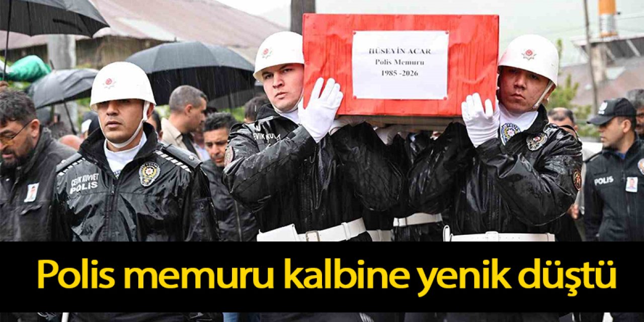 Polis memuru kalbine yenik düştü