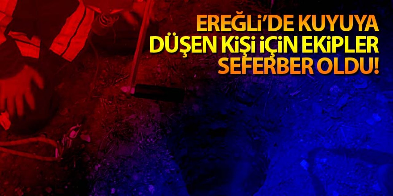 Ereğli’de Su Kuyusuna Düşen Kadını İtfaiye Kurtardı