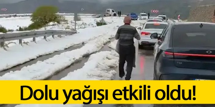 Dolu yağışı etkili oldu!