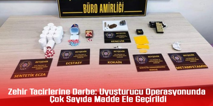 Zehir Tacirlerine Darbe: Uyuşturucu Operasyonunda Çok Sayıda Madde Ele Geçirildi